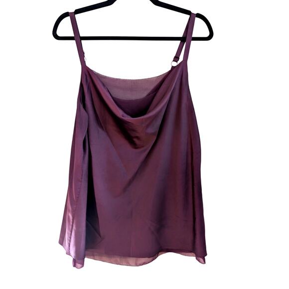 White House Black Market Womens Cowl Neck Tank Top M Whimsigoth Witchy Celestial - Picture 1 of 6